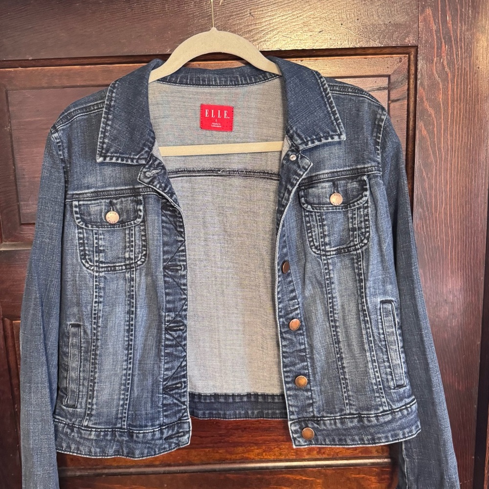 Elle Classic Jean Jacket - Blue